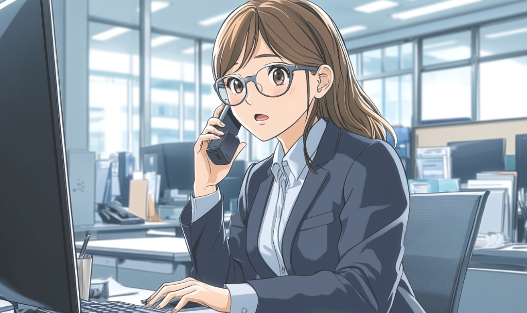 企業の裏方「サポート」シナリオのイメージ